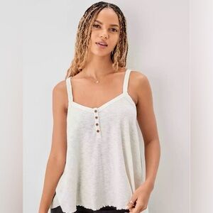 American Eagle Waffle-Knit Swing Tank